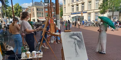 Zomerstad op z’n Frans – kunstmarkt Westerhaven 26 juli — markt-eten in Groningen