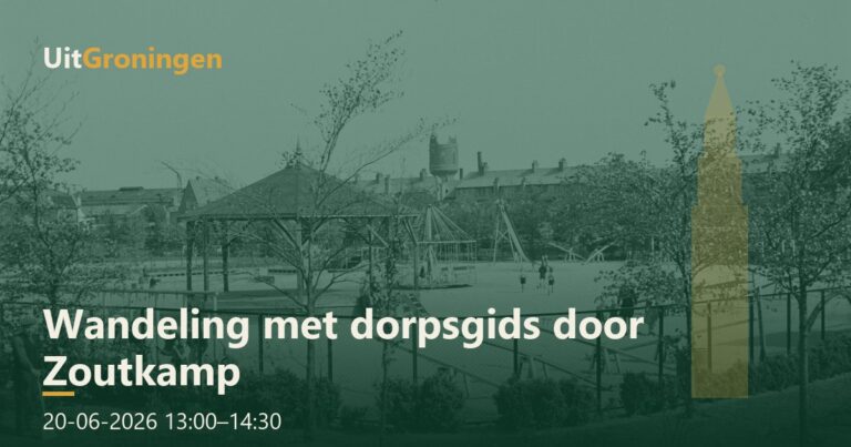 Wandeling met dorpsgids door Zoutkamp in Groningen