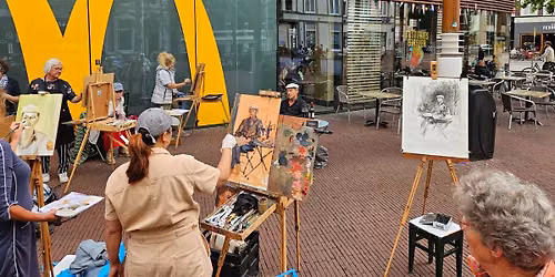 Zomerstad op z’n Frans – kunstmarkt Westerhaven 28 aug BOMMEN BEREND — markt-eten in Groningen