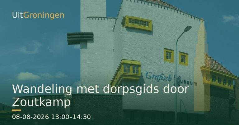 Wandeling met dorpsgids door Zoutkamp — Gratis in Groningen