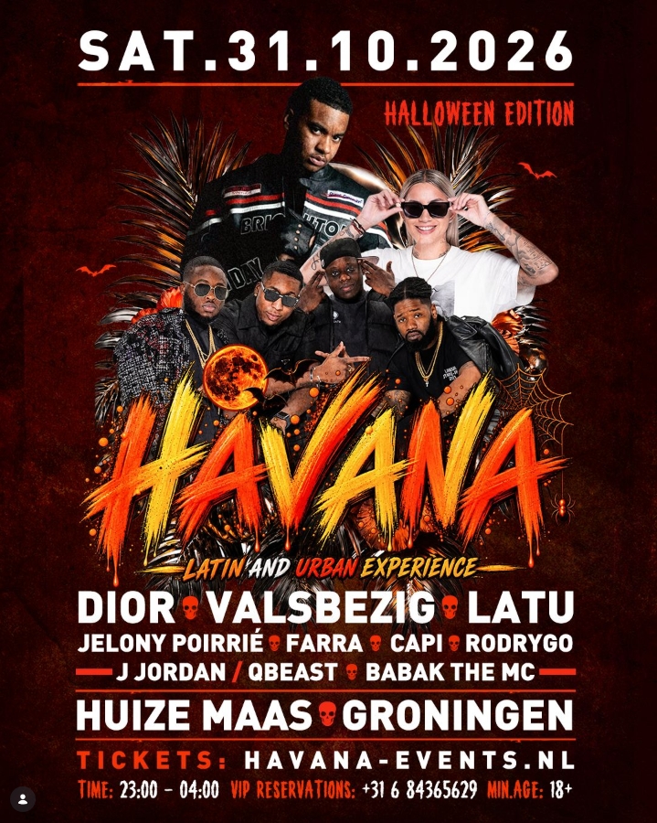 Havana Halloween Edition — uitgaan in Groningen