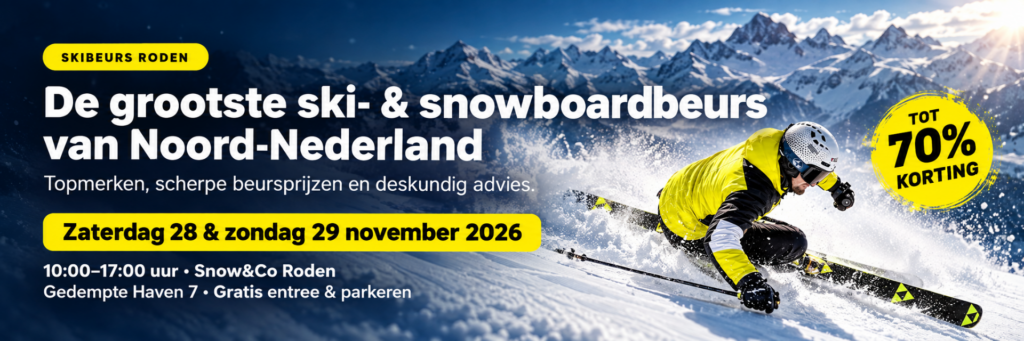 Skibeurs Roden 2026 in Groningen