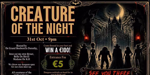 Dorothys DragBar Halloween Special Creature of the Night — uitgaan in Groningen
